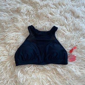 Mesh bathing suit top. Razor back